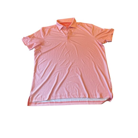 NWT Johnnie-O Mens XL Pink Polo Shirt With UPF 50+ Sun Protection - Picture 1 of 5